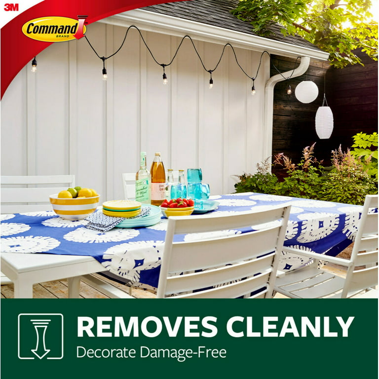Command™ Outdoor Decorating Clips with Water-Resistant Strips