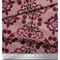 thumbnail image 2 of Soimoi Cotton Duck Fabric Moroccan Damask Printed Craft Fabric by The Yard 42 Inch Wide, 2 of 3