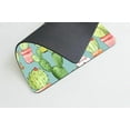 thumbnail image 3 of Cacti in Pots on Turquoise Rectangle Mouse Pad - 9.5x7.9in, Non-Slip Rubber Base, Perfect for Office, Home, and Laptop Use, 3 of 3