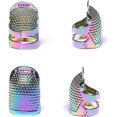 thumbnail image 2 of 4 Pack Sewing Thimbles, Metal Sewing Thimble Finger Protector, Accessories DIY Sewing Tools, 2 of 5