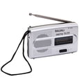 thumbnail image 2 of Radios AM/FM digitales Altavoz incorporado Radio de bolsillo de mano de doble banda (Plata), 2 of 2