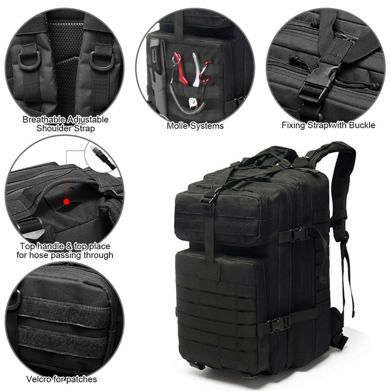 BAGZY Military Backpack Waterproof Tactical Backpack Large