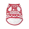 thumbnail image 1 of Gureui Matching Parent-Child Christmas Family Nightclothes, Long Sleeve Christmas Cartoon Elk Print Pattern Round Neck Tops + Long Trousers Suit / Romper / Dog Wear, 1 of 9