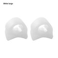 thumbnail image 2 of 2pcs Toe Separators Overlapping Toe Overlapping Toe Straightener Straighteners Relieve Portable Foot Spacers, White, L, 2 of 9