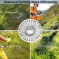 thumbnail image 2 of Steel Wire Wheel Brush for Driveway, Paving Stone Derusting Cleaning, High-Quality Carbon Steel Weed Eater Head, Garden Grass Maintenance Tool, 2 of 5