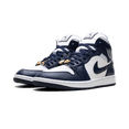 thumbnail image 2 of JORDAN WOMENS Jordan 1 Mid WMNS "Football Grey White Midnight Navy" FZ8777 044 from Stadium Goods, 2 of 8