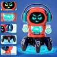 thumbnail image 5 of Burufy Robot Toys for Kids, Intelligent Electronic Walking Dancing Toys with Flashing Lights and Music for Age 3-8 Year Old Boys Girls Gift, 5 of 9