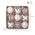 thumbnail image 3 of Christmas Decor, Hwkond Christmas Ball Assorted Pendants Shatterproof Tree Ornaments Decorations In A Reusable Hand-Help Gift Box Ideal For Xmas,Party Up to 75% Off, 3 of 8