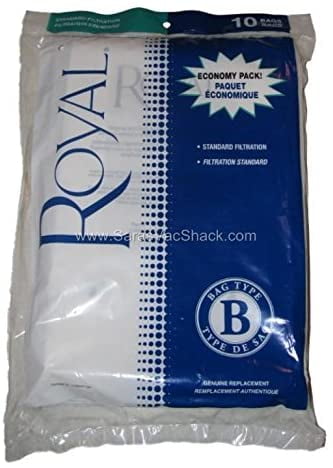 Royal Metal Upright Type B Vacuum Bags Microfiltration with Closure 3 Pack 