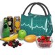 thumbnail image 3 of Fotbe ECG Wave Bolsa Térmica Portátil con Estampado, Bolsa de Entrega de Alimentos Aislada, Bolsa Reutilizable de Gran Capacidad para Comidas y Supermercado, 3 of 6