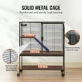 thumbnail image 4 of VEVOR 36" Metal Small Animal Cage 2-Tier Rolling Ferret Cage with Tray A Ramp, 4 of 9