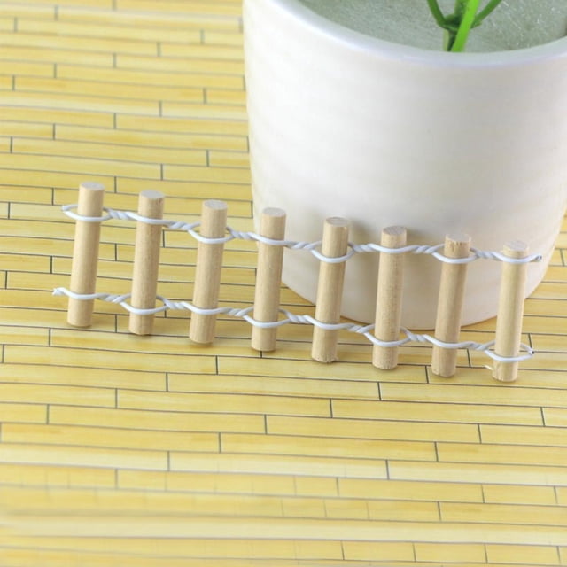 Accesorio de Modelo escénico de Micro Paisaje Hugo de madera Valla de madera