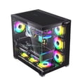 thumbnail image 1 of Black aluminum alloy computer case, 1 of 4