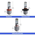 thumbnail image 2 of Mistaha High Performance EV10 LED Fog Lights with 12000LM, 6000K Color Temperature, Die-cast Aluminum Body, 6pcs CSP-LED Chips, IP65 Waterproof Grade, 2 of 6