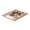 Collie, variant on Black And White Collie Fall Leaves Mouse Pad, Hot Pad Or Trivet, 7.75 x 9.25 In.