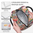 thumbnail image 5 of Haiem Tropical Fruit Printed Lunch Bag Women, Lunch Box Lunch Bag for Women, Small Leakproof Cute Lunch Tote Large Capacity Reusable Insulated Cooler Lunch Container, 5 of 6