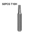 thumbnail image 3 of 50 Pcs 4mm Small Hex Shank Screwdriver Bits Set Torx Plum Blossom Head Tools, 3 of 7
