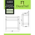 DuraTrel Greenfield Outdoor Table, Gardening Supplies Potting Bench