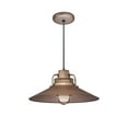 thumbnail image 4 of RRRC18-GA Millennium Lighting R Series - 1 Light Cord Hung Railroad Pendant-10 Inch Tall and 18 Inch Wide-Galvanized Finish    -Traditional, 4 of 5