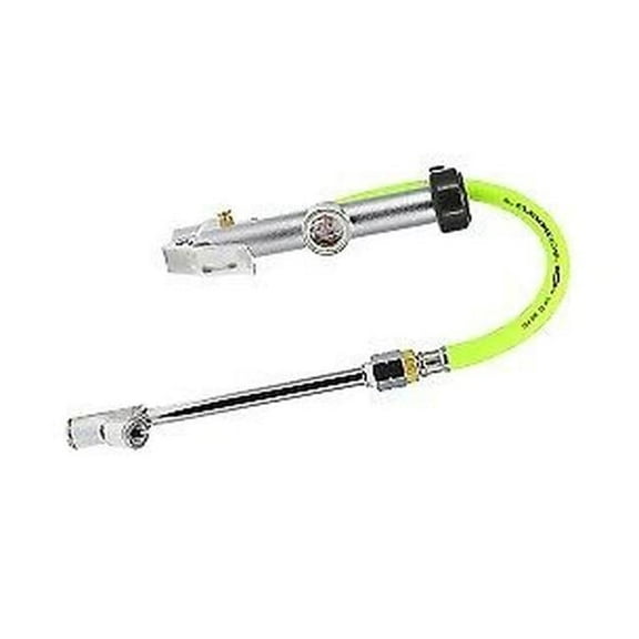 Flexzilla Dual Foot Tire Inflator with 12 in. Hose