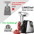 thumbnail image 2 of Electric Meat Grinder with Sausage Stuffer maker ETL Approved, 2400W Max Meat Grinders for Home use,(Black), 2 of 12