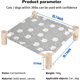thumbnail image 3 of Hamaca para gatos Cama elevada de madera Cama para gatos Extraíble Lavable Cama para dormir para mascotas Cama para gatos transpirable Apta para gatos y cachorros en interiores y exteriores, 3 of 5