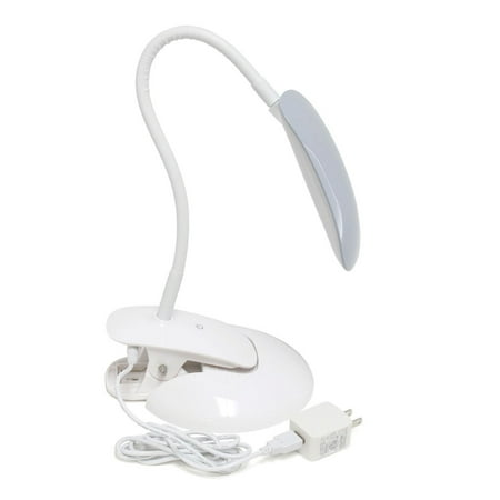 Simple Designs - Flexi LED Rounded Clip Light - Gray