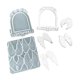thumbnail image 1 of Set of 2 Handcafted Silicone Hanging Ornament Mold for DIY Crystal Winged Bird Cage Pendant and Home Decorations, 1 of 4