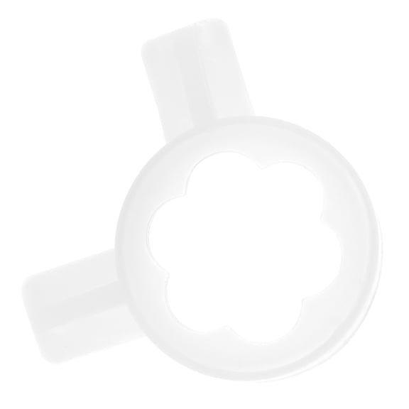 PAMINGONO Ice Cream Maker Accessories 1Pack Nozzle White Plastic For Creating Desserts Home And Commercial Use