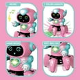 thumbnail image 5 of KIVDIT Robot Toys for Kids,Singing Dancing Walking Smart Robot Toys with Flashing Lights,Gifts for Boys Girls,Ages 3 -8,Pink, 5 of 8