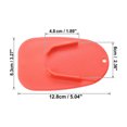 thumbnail image 3 of Moto Pata Cabra Almohadilla Anti Deslizamiento Mate Reposapiés Apoyo Almohadilla Naranja, 3 of 6