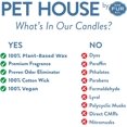 thumbnail image 4 of One Fur All Pet House Candle, Apple Cider, Pet Odor Eliminator - Pack of 2, 4 of 7