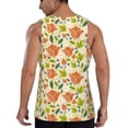 thumbnail image 3 of Gaeub Rose Daisy Men's Athletic Tank Top, Workout Sleeveless Shirts, Running Tank Tops for Gym, Running, Training - 3X-Large, 3 of 9