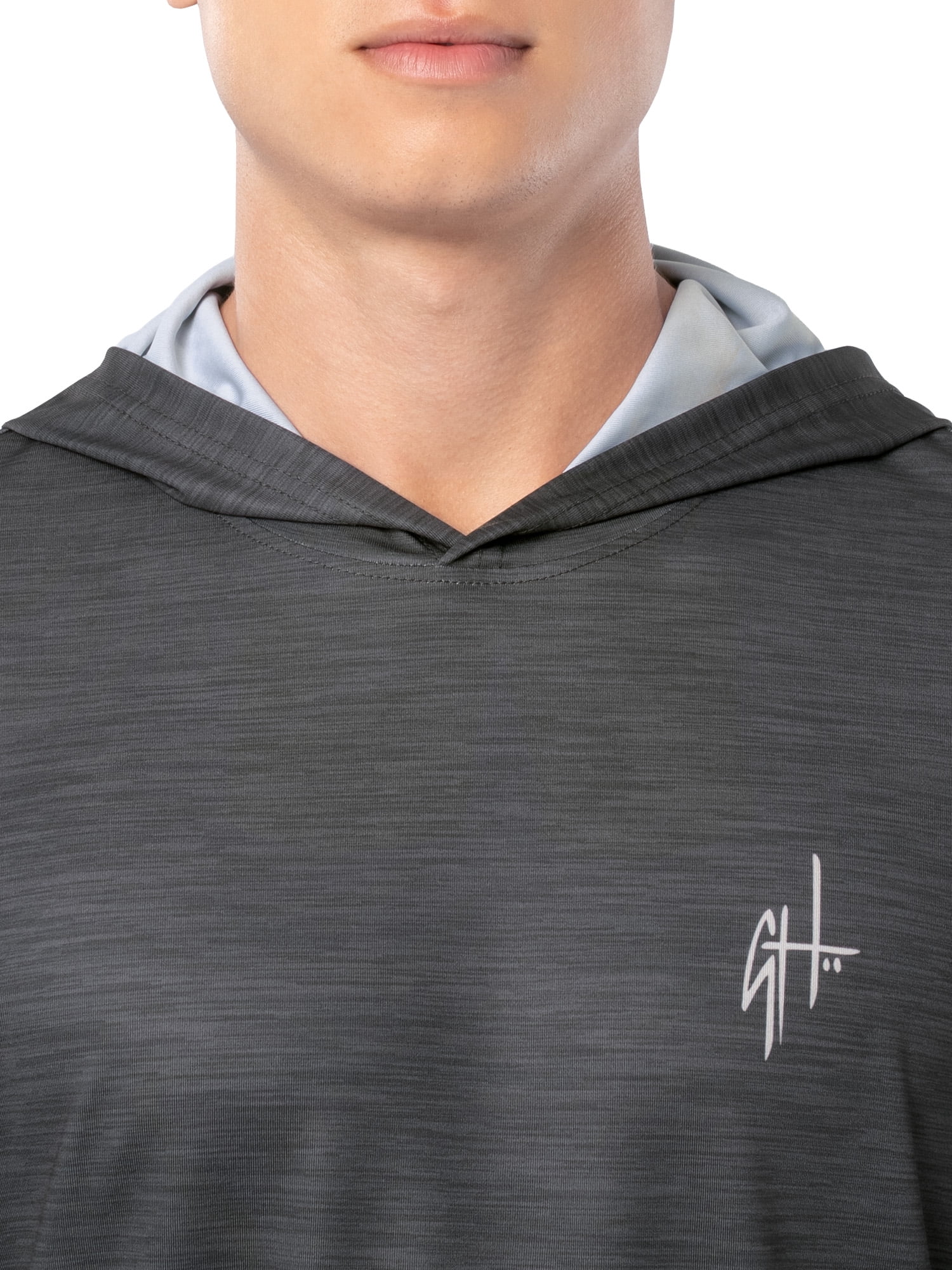 GH BY GUY HARVEY Men's Long Sleeve Sun Protection Northern Three Hoodie
