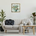 thumbnail image 4 of Stupell Industries Farmhouse Sage & Peach Blossoms Gold Floating Frame Canvas Art, 25 x 25, by Danhui Nai, 4 of 8