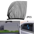 thumbnail image 3 of Cortina de privacidad para ventana de coche, 2 uds., bloque a prueba de , malla de aislamiento térmico, cubierta de malla, cortinas de coche , para ventana trasera, 3 of 8