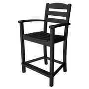 POLYWOOD® La Casa Cafe Recycled Plastic Counter Height Arm Chair