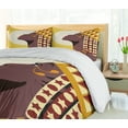 thumbnail image 5 of Ambesonne Queen Duvet Cover Sets, Woman, 2-King, Dark Mauve Burgundy, 5 of 7