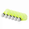 thumbnail image 4 of 3/6PCS Durable Shuttlecocks Yellow Nylon Shuttlecocks Badminton Shuttlecocks Indoor Outdoor Sports Badminton Training Balls, 4 of 5