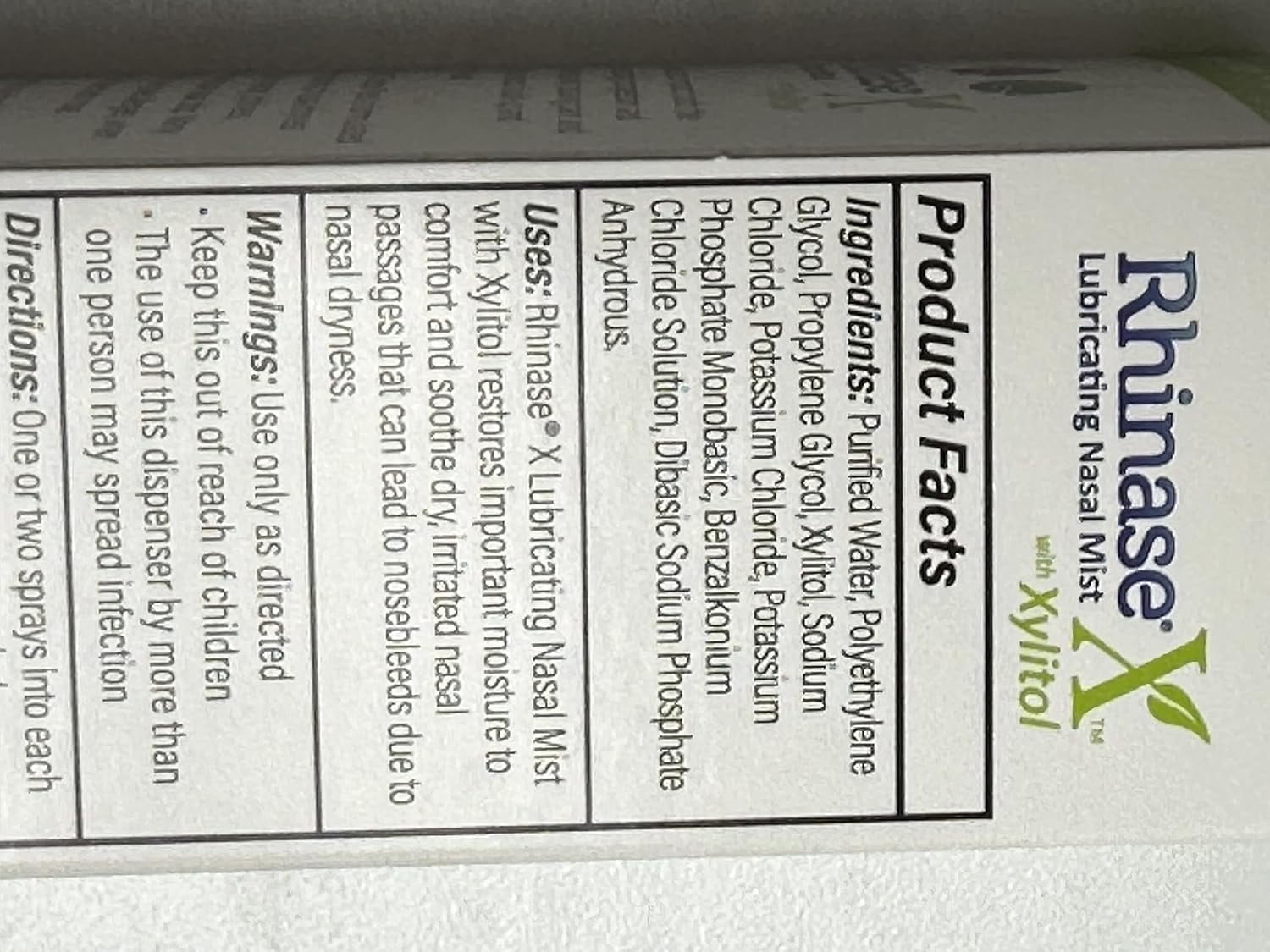 Rhinase Nasal Spray & Gel Moisturizing Combo Pack 30mL for Dry Nose Relief