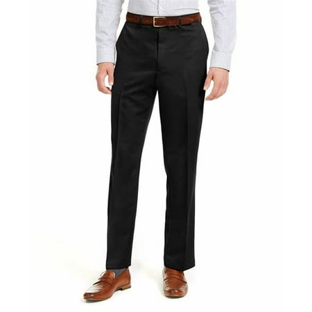 Dockers Men's Classic Fit Performance Solid Classic Dress Pants Black Size 34X32