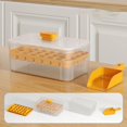 thumbnail image 2 of Ceimmolca Double Layer Ice Cube Tray With Storage Box 56 Lattice Food Grade Plastic Easy Flip Lid Includes Ice Shovel Home Use Ice Cube Maker And Storage Container Set, 2 of 8