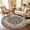Dark Blue, variant on ICEANT Persian Style Round Area Rug, 8'x8' Round Vintage Anti-Slip Carpet for Living Room Bedroom, Boho Non-Shedding Mat for Balcony Floor, Dark Blue