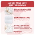 thumbnail image 3 of My Doggy Place Dog Mat for Muddy Paws, Washable Dog Door Mat, White, Runner, XL, 3 of 7