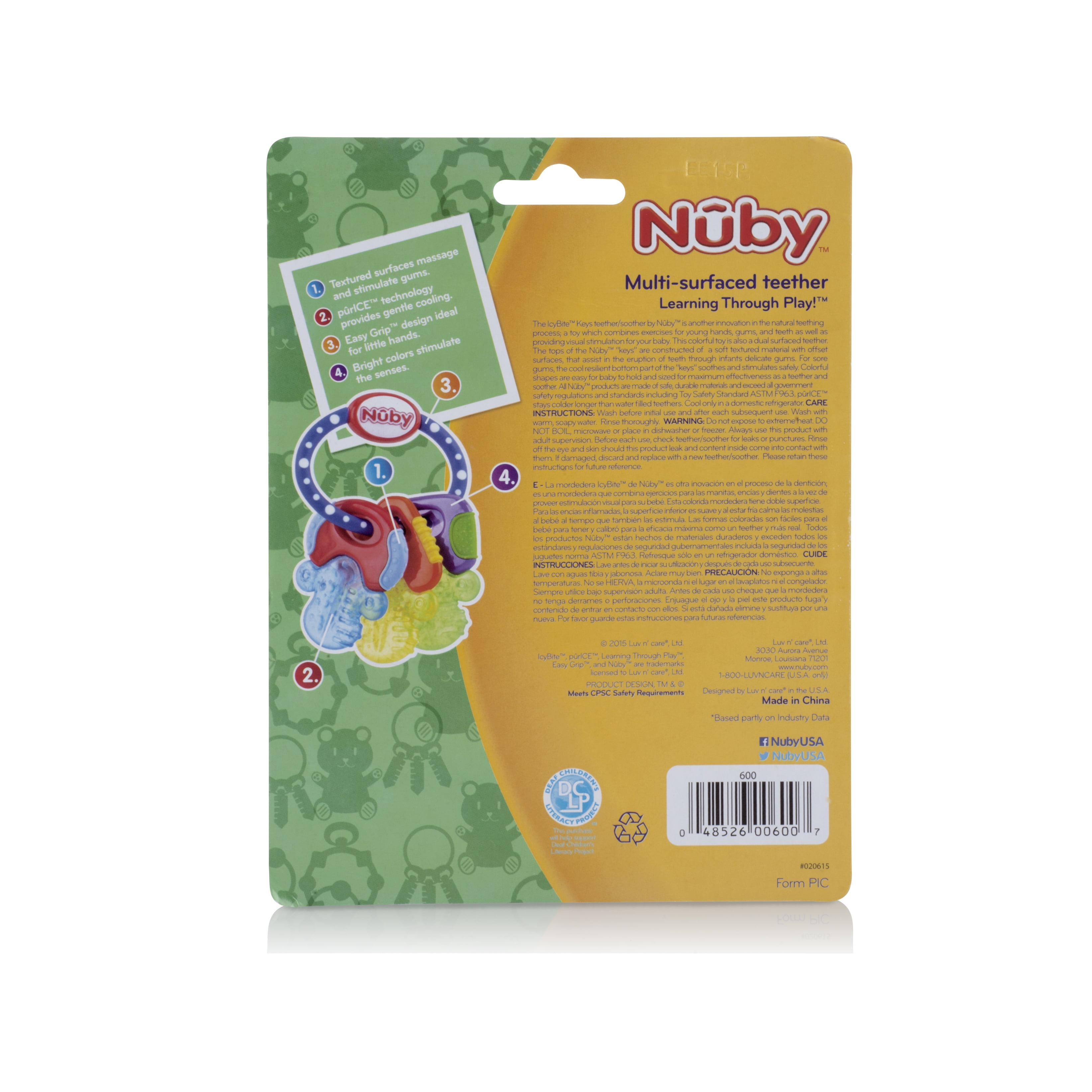 nuby keys teether cleaning