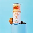thumbnail image 2 of Pack of 12, Rise Brewing Co Salted Caramel Nitro Cold Brew Oat Milk Latte, 7 fl oz, 2 of 6