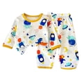 thumbnail image 3 of Little & Big Girls Cotton Knit Pajama Shorts Pants Summer PJ Set,hypoallergenic 6-12 Months 12-24 Months 2t 3t 4t 5t 6t 7t 8t 9t Children Yellow 3-6 Months, 3 of 7