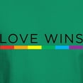 thumbnail image 3 of CafePress - Love Wins T Shirt - Men's Classic Graphic Cotton T-Shirt, 3 of 4