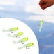 thumbnail image 4 of Heitune 4PCS / Bolsa de Plomo Cabeza Solo Gancho T-Cola Suave Anti Inferior Colgantes Cebo Artificial de la Alta simulación atraer a la Pesca de los trastos de la Herramienta (señuelo de la Pesca), 4 of 5