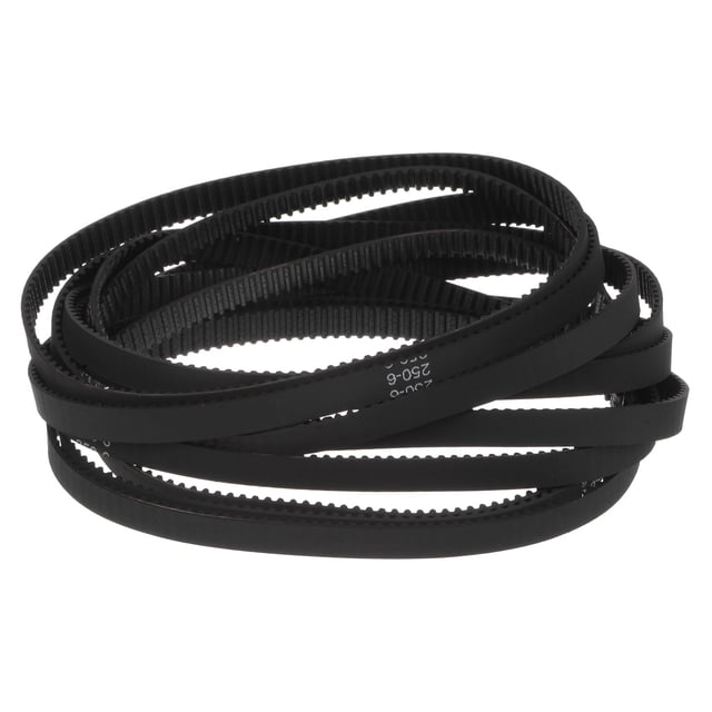 10 Paquetes de Correas de Tiempo de 2GT Cierre de Bucle de Goma 250-2GT-6, Ancho de 6mm x Longitud de 250mm, Correa de Tiempo para Impresora 3D
